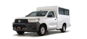 HILUX FLEET 2.4 FX W/ REAR AIRCON<br> 4X2 M/T Super White II